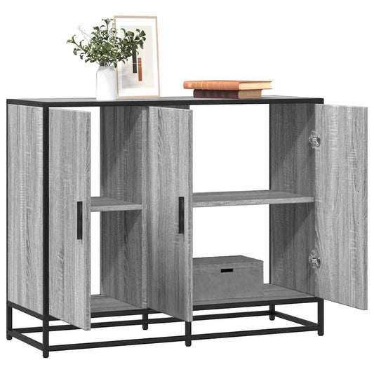 vidaXL Sideboard Grey Sonoma 94x35x76 cm Ξύλινη κατασκευή