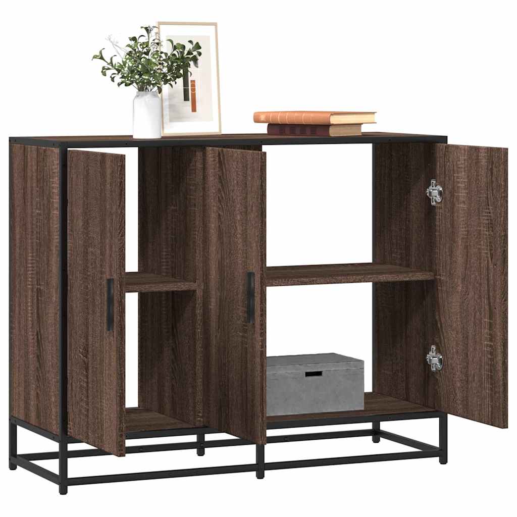 vidaXL Sideboard καφέ δρυς 94x35x76 cm Κατασκευασμένο ξύλο
