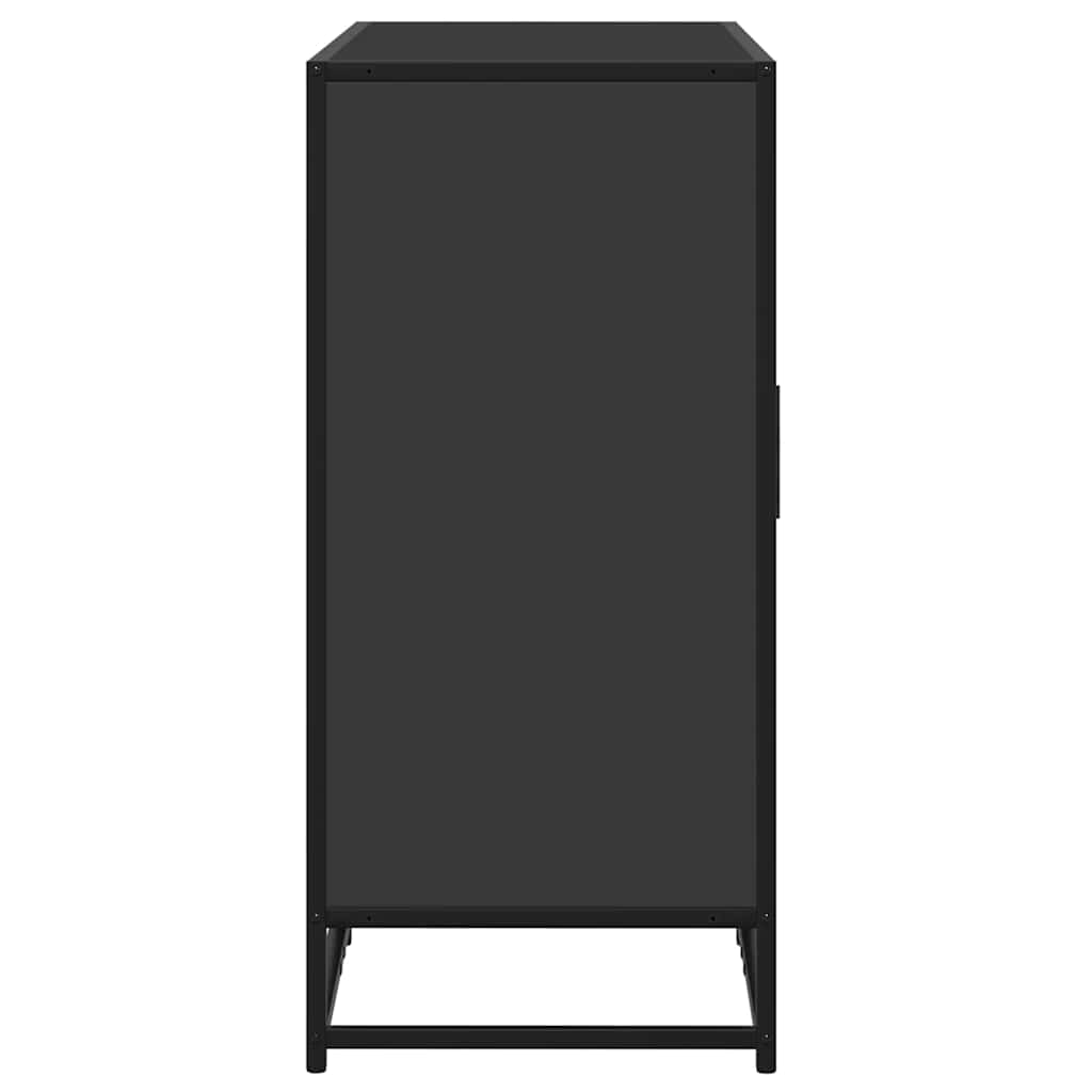 vidaXL Μπουφές Μαύρος 92x35x76 εκ. από Επεξεργασμένο Ξύλο