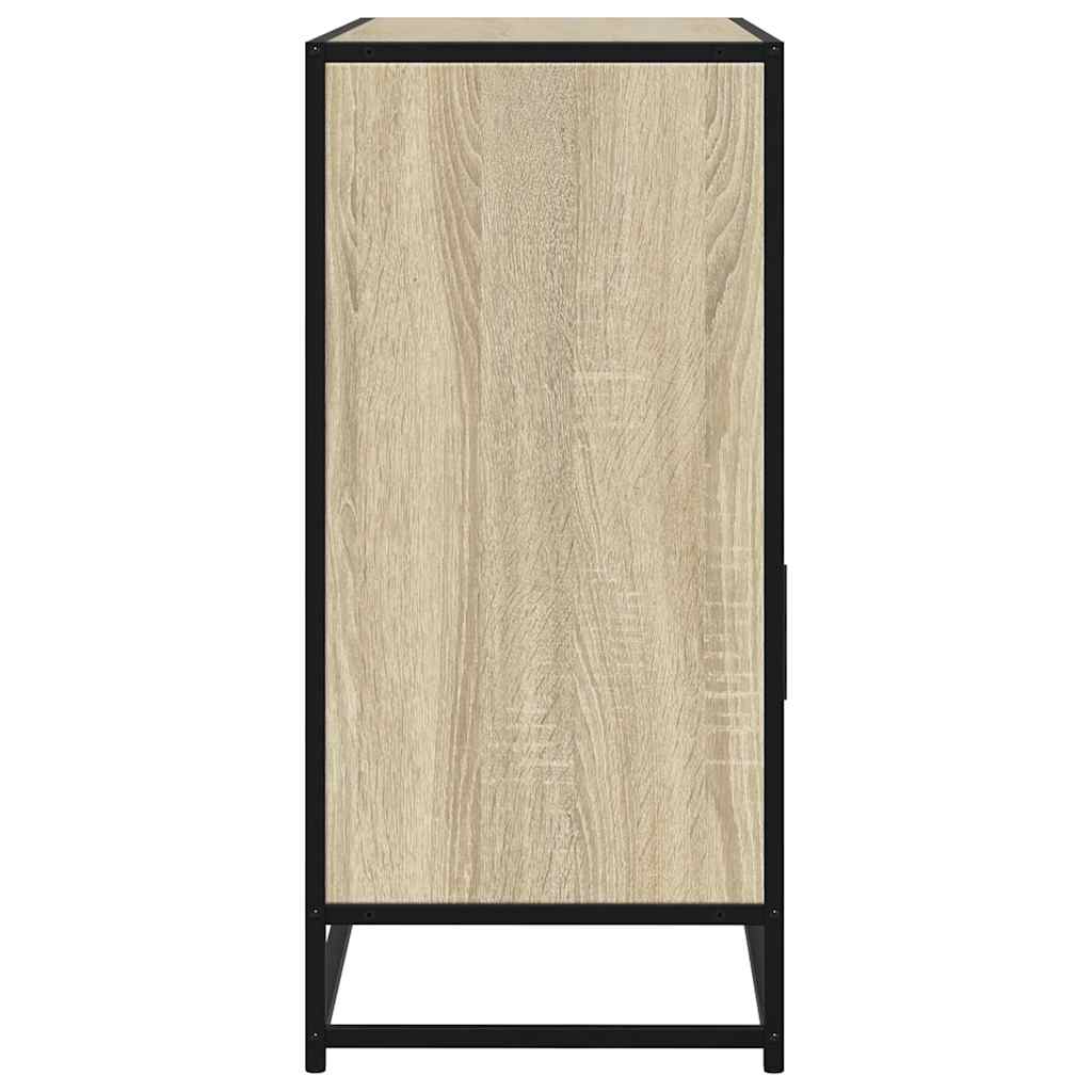 vidaXL Sideboard Sonoma Oak 100x35x76 cm Κατασκευασμένο ξύλο