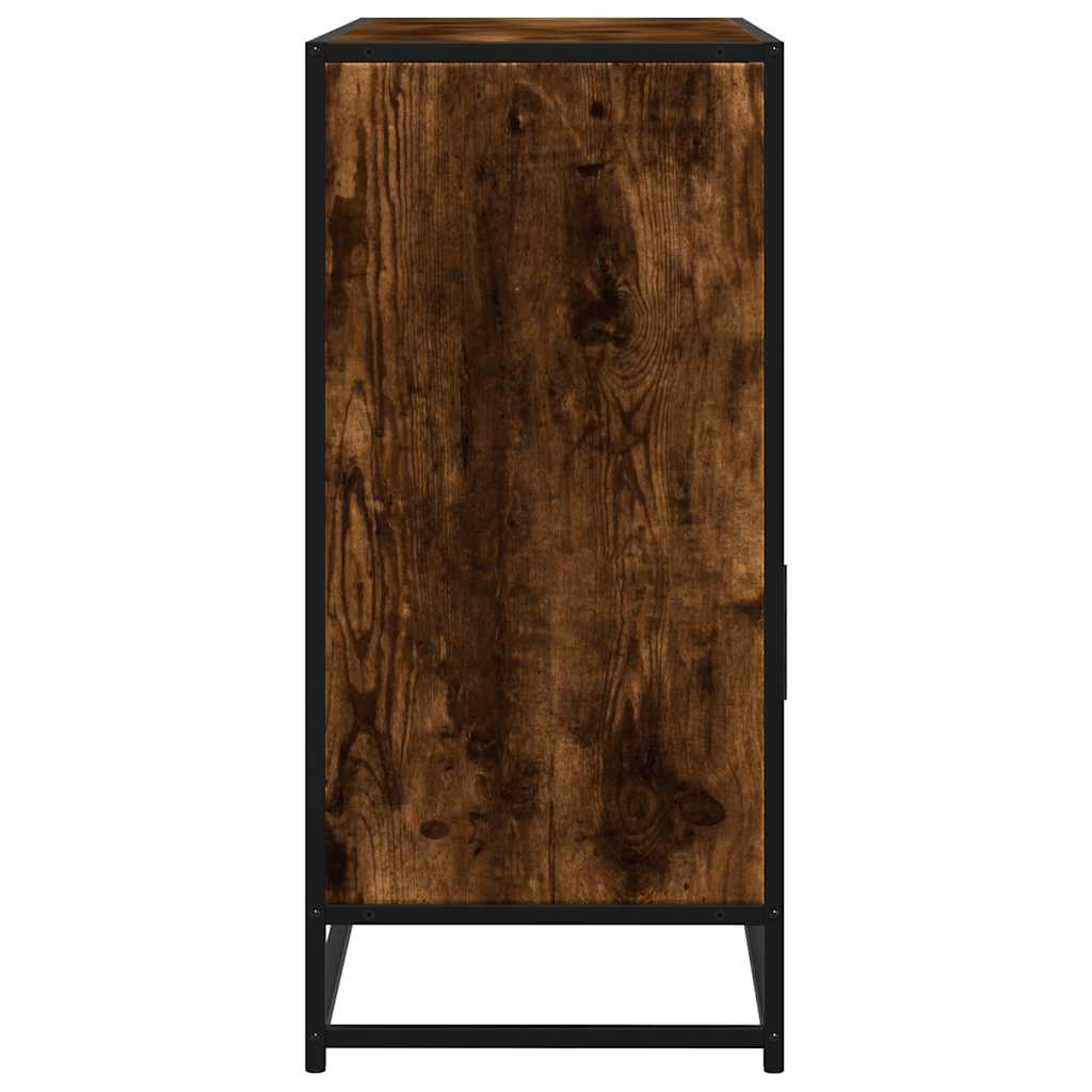 vidaXL Sideboard Καπνιστή δρυς 100x35x76 cm Κατασκευασμένο ξύλο