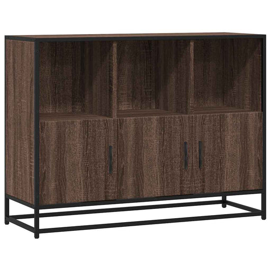 vidaXL Sideboard καφέ δρυς 100x35x76 cm Κατασκευασμένο ξύλο