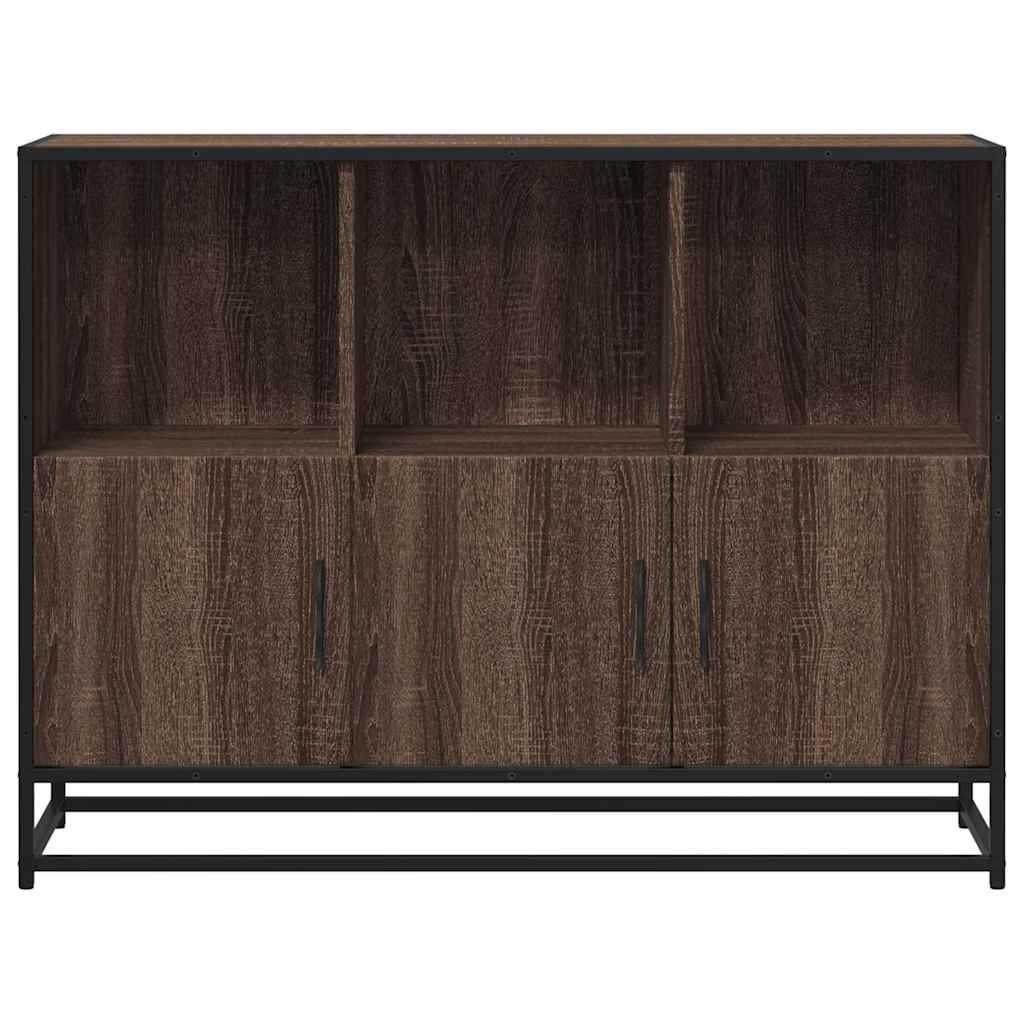 vidaXL Sideboard καφέ δρυς 100x35x76 cm Κατασκευασμένο ξύλο
