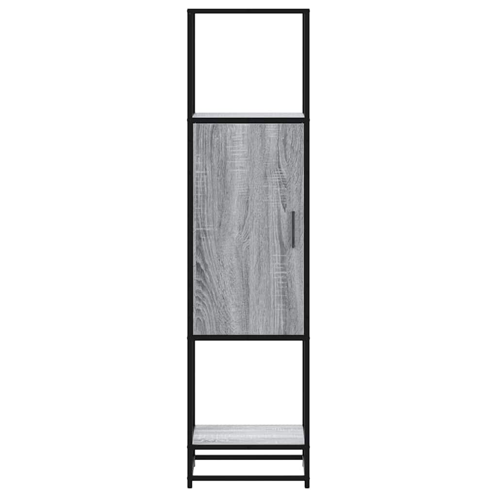 vidaXL Highboard Grey Sonoma Κατασκευασμένο ξύλο και μέταλλο