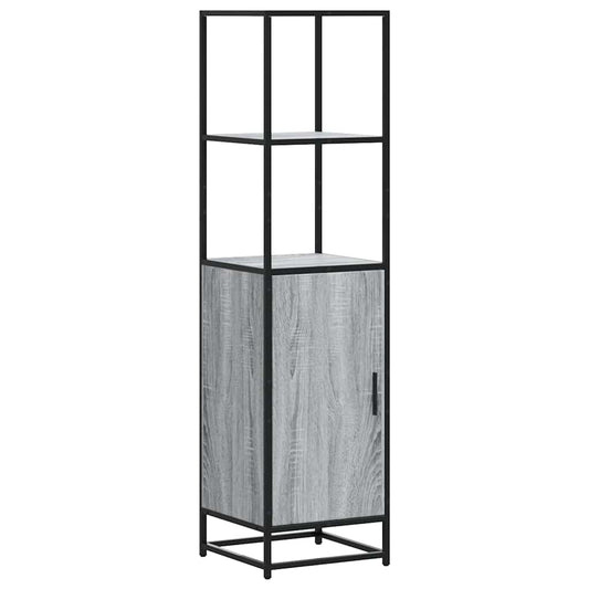vidaXL Highboard Grey Sonoma Κατασκευασμένο ξύλο και μέταλλο