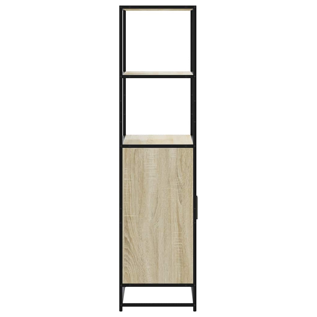 vidaXL Highboard Δρυς sonoma 68x35x139 cm Επεξεργασμένο ξύλο μέταλλο