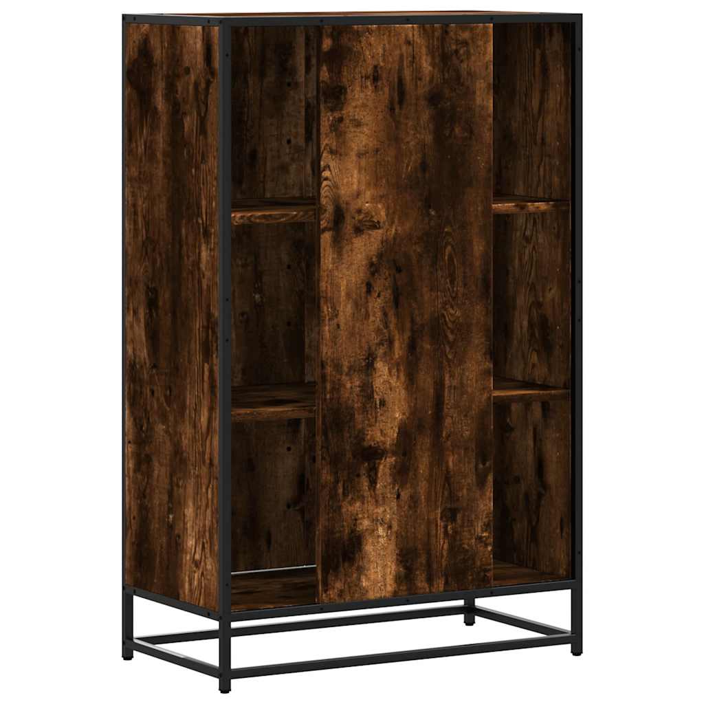 vidaXL Highboard Καπνιστή δρυς 68x35x106,5 cm Κατασκευασμένο ξύλο