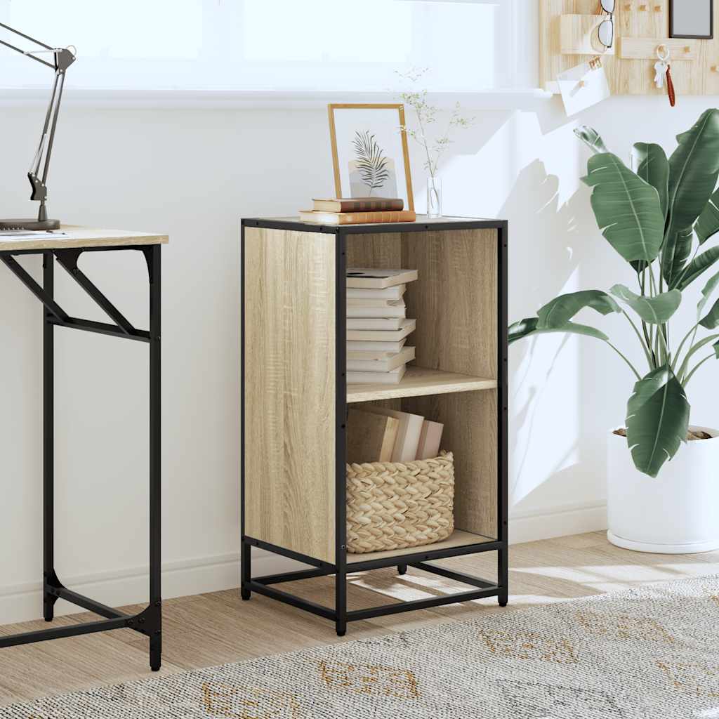 vidaXL Ντουλάπι βιβλίων Sonoma Oak 40x35x76 cm Κατασκευασμένο ξύλο