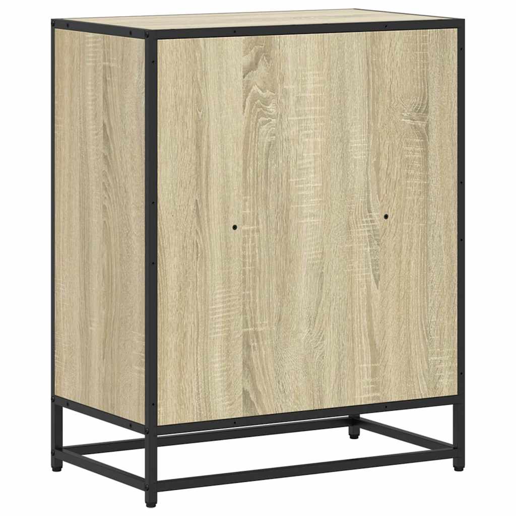 vidaXL Ντουλάπι βιβλίων Sonoma Oak 60x35x76 cm Κατασκευασμένο ξύλο
