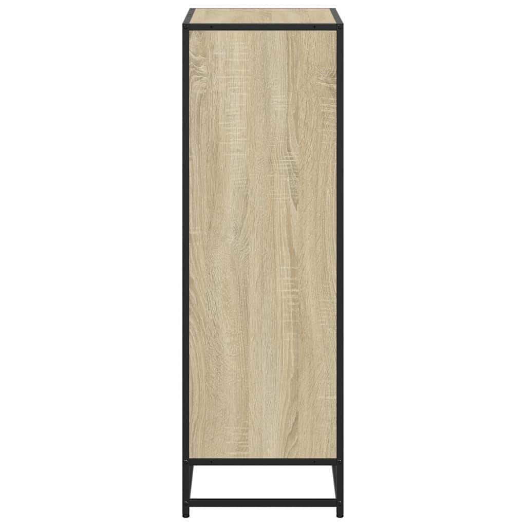 vidaXL Ντουλάπι βιβλίων Sonoma Oak 60x35x107,5 cm Κατασκευασμένο ξύλο