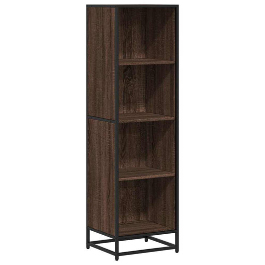 vidaXL Βιβλιοθήκη Καφέ Δρυς 40x35x139 εκ. από Επεξεργασμένο Ξύλο