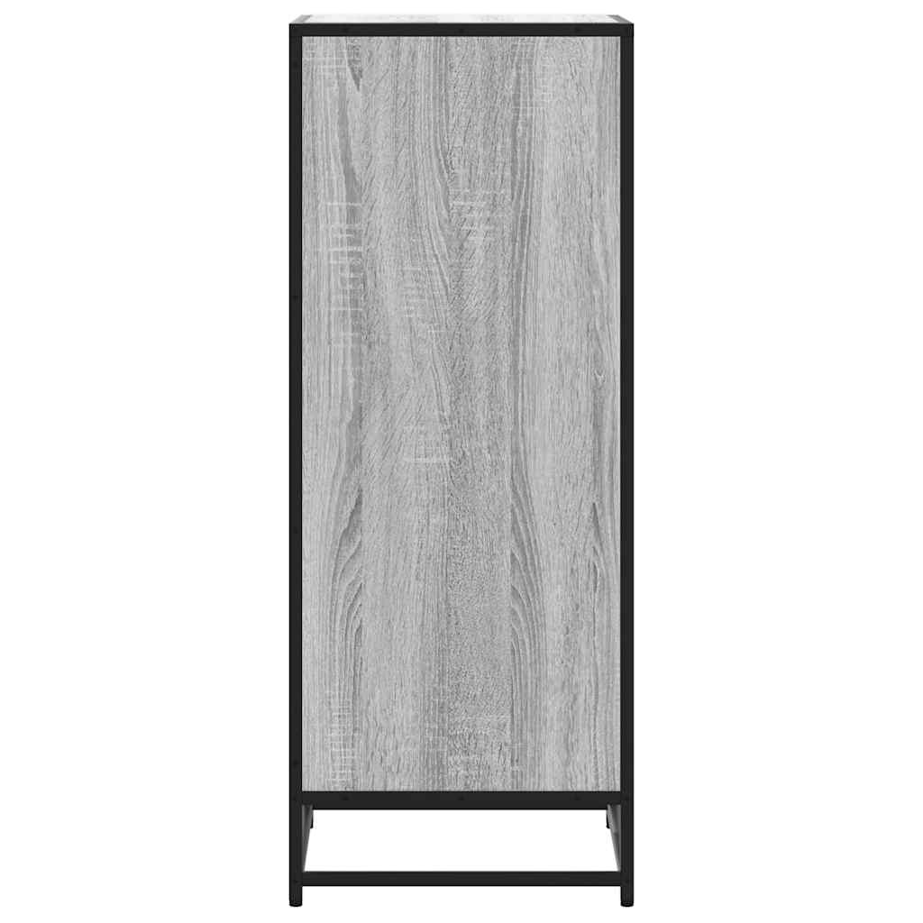 Ράφι παπουτσιών vidaXL Γκρι Sonoma 48x38x97,5 cm Κατασκευασμένο ξύλο