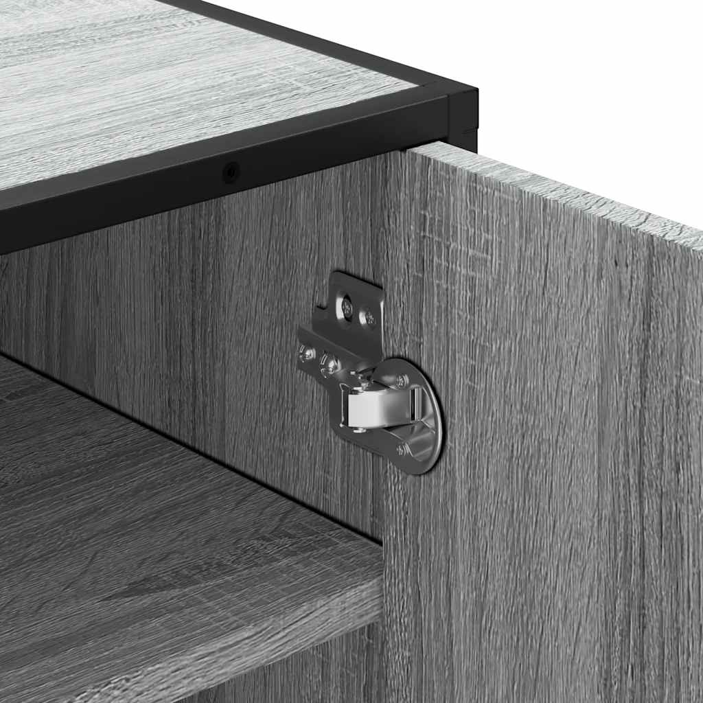 Ράφι παπουτσιών vidaXL Γκρι Sonoma 48x38x97,5 cm Κατασκευασμένο ξύλο