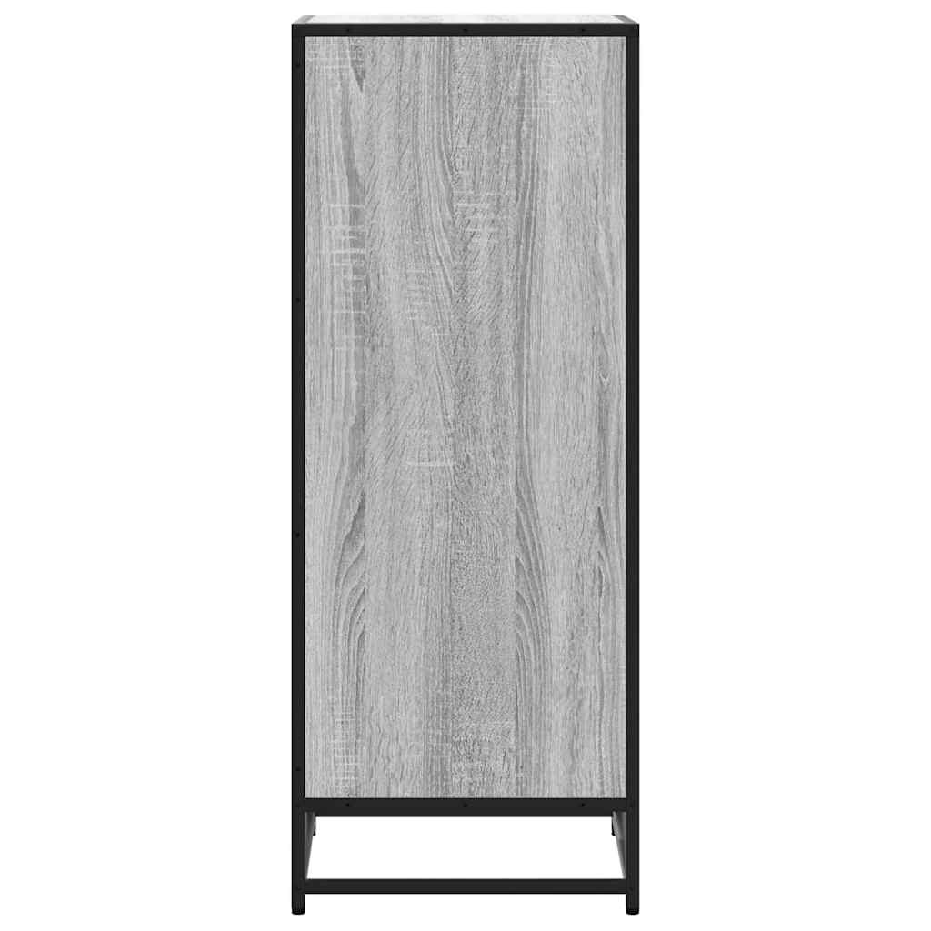 Ράφι παπουτσιών vidaXL Γκρι Sonoma 48x38x97,5 cm Κατασκευασμένο ξύλο