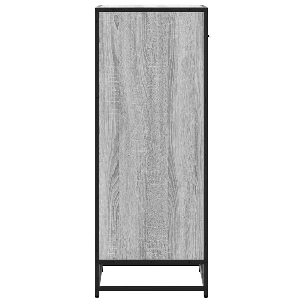 Ράφι παπουτσιών vidaXL Γκρι Sonoma 48x38x97,5 cm Κατασκευασμένο ξύλο