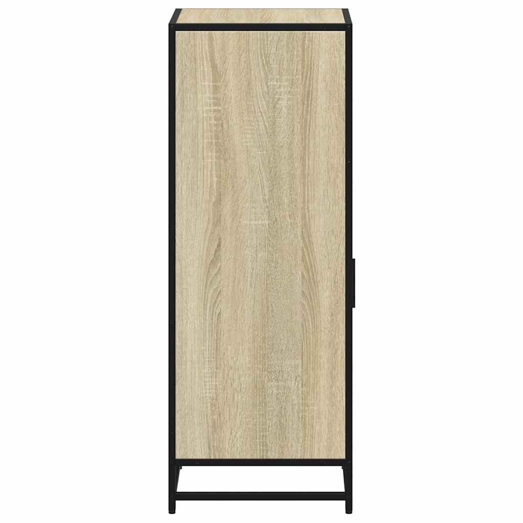vidaXL Ντουλάπι μπάνιου Sonoma Oak 35x37,5x100 cm Κατασκευασμένο ξύλο