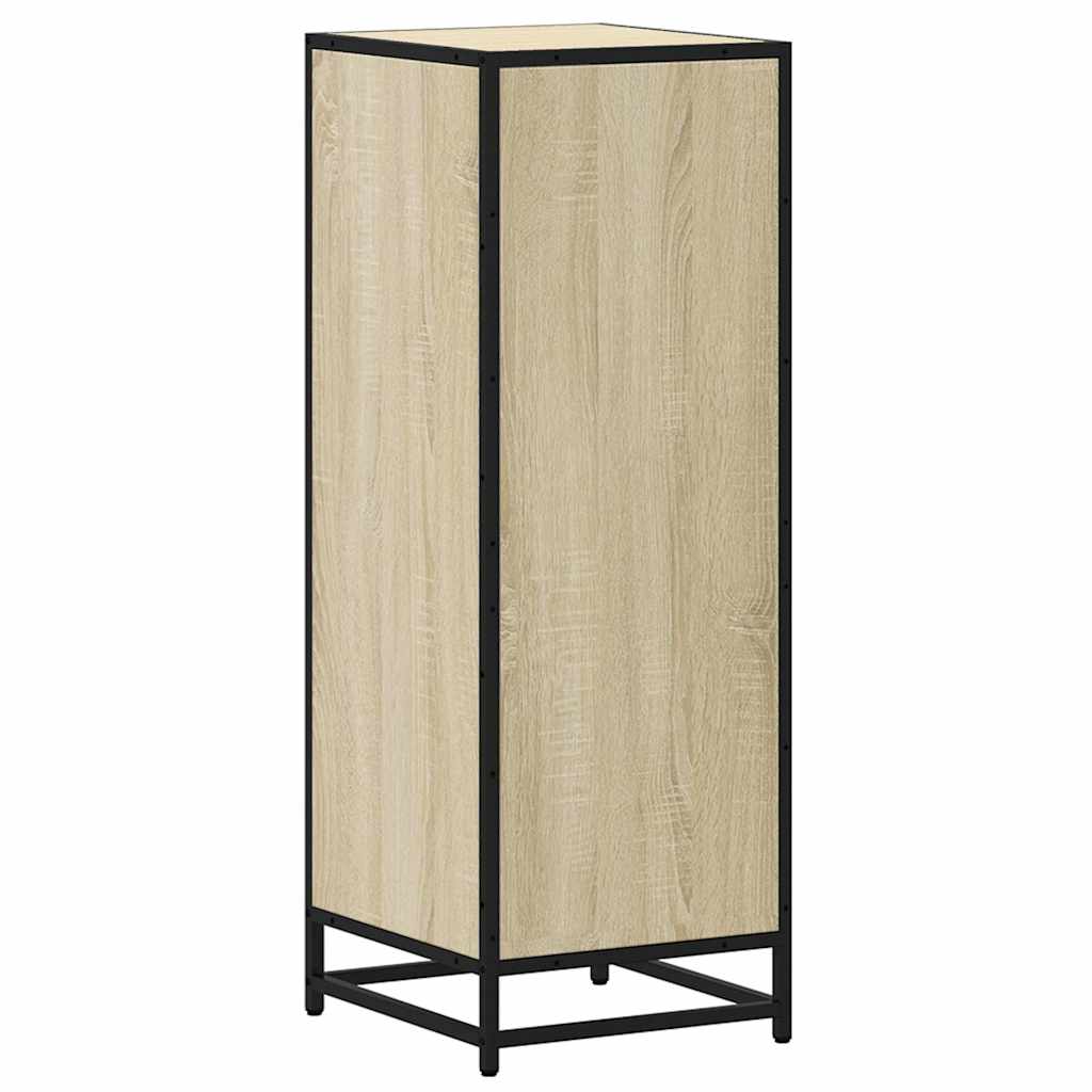 vidaXL Ντουλάπι μπάνιου Sonoma Oak 35x37,5x100 cm Κατασκευασμένο ξύλο