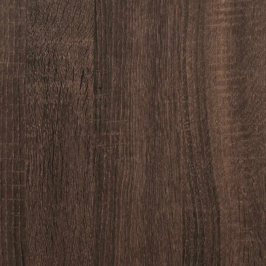vidaXL Ντουλάπα Καφέ Δρυς 90x50x180 εκ. από Επεξεργασμένο Ξύλο