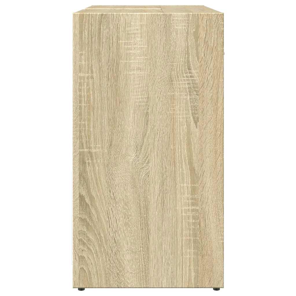 vidaXL Ντουλάπι Νιπτήρα Μπάνιου Sonoma Δρυς 60x33x60 εκ. Επεξ. Ξύλο