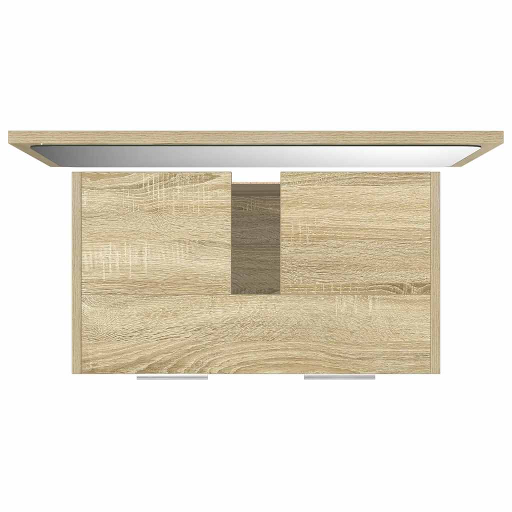 vidaXL Σετ Επίπλων Μπάνιου 2 Τεμαχίων Sonoma Δρυς Επεξεργασμένο Ξύλο