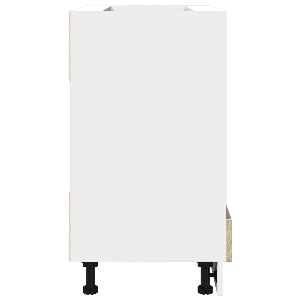 vidaXL Ντουλάπι για Φούρνο Sonoma Δρυς 60x46x81,5 εκ. Επεξ. Ξύλο