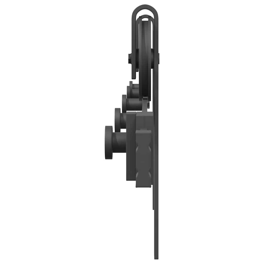 vidaXL Μηχανισμός Συρόμενης Μεσόπορτας Μαύρος 183 εκ. Ατσάλινος