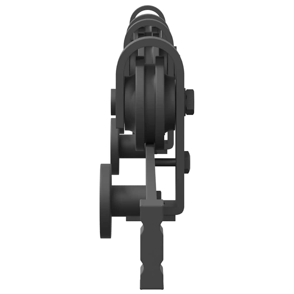 vidaXL Μηχανισμός Συρόμενης Μεσόπορτας Μαύρος 183 εκ. Ατσάλινος