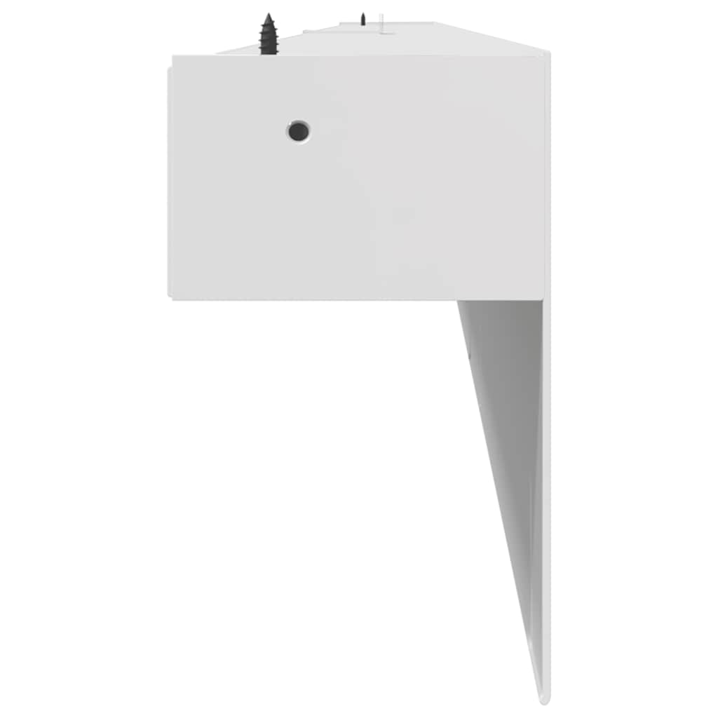 vidaXL Κιτ υλικού συρόμενης πόρτας 183 cm Κράμα αλουμινίου Sliver