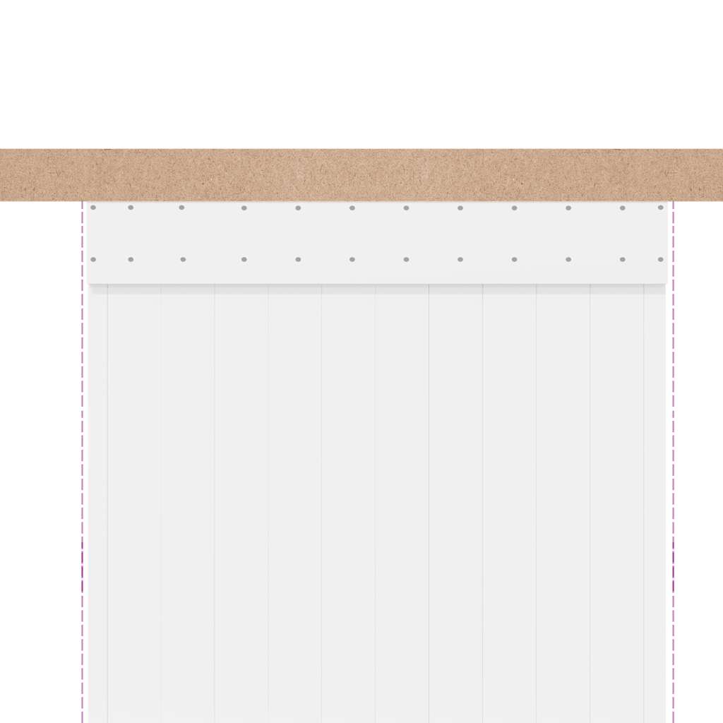 vidaXL Κιτ υλικού συρόμενης πόρτας 183 cm Κράμα αλουμινίου Sliver