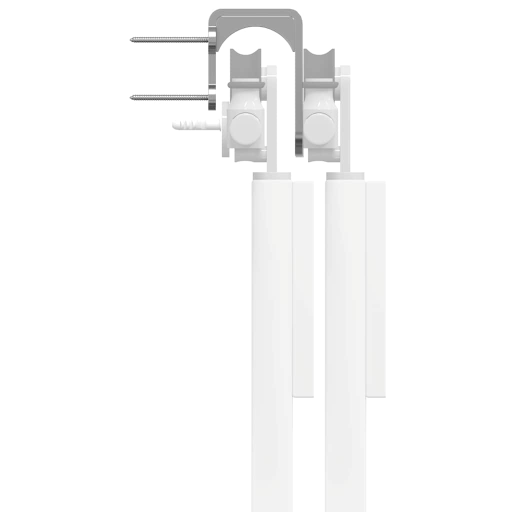 vidaXL αχυρώνα πόρτα παράκαμψη βραχίονες 4τεμάχια για στρογγυλές ράγες