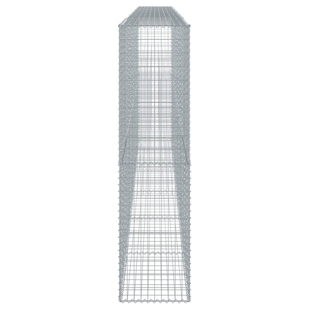 vidaXL Συρματοκιβώτιο με Κάλυμμα 600x50x200εκ. από Γαλβανισμένο Χάλυβα