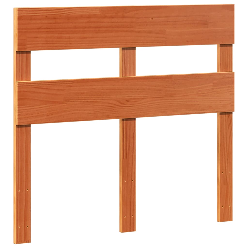 vidaXL Σκελετός Κρεβ. Χωρίς Στρώμα Καφέ Κεριού 90x190 εκ Μασίφ Πεύκο