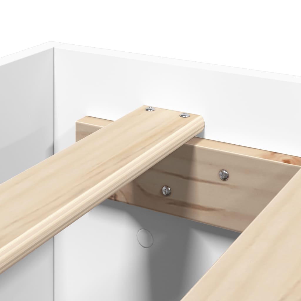 vidaXL Πλαίσιο κρεβατιού χωρίς στρώμα 180x200 εκ. Επεξεργασμένο Ξύλο