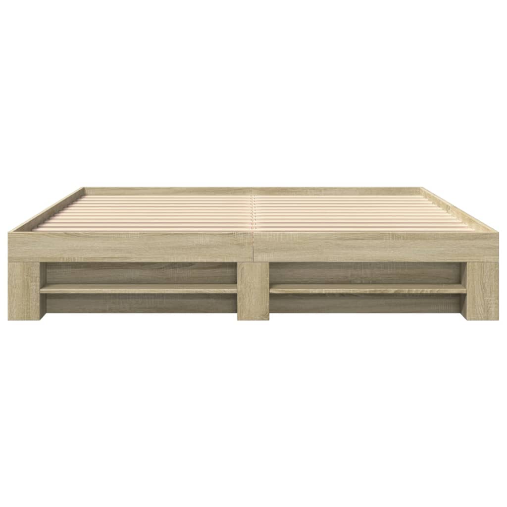 vidaXL Πλαίσιο κρεβατιού χωρίς στρώμα 180x200 εκ. Επεξεργασμένο Ξύλο
