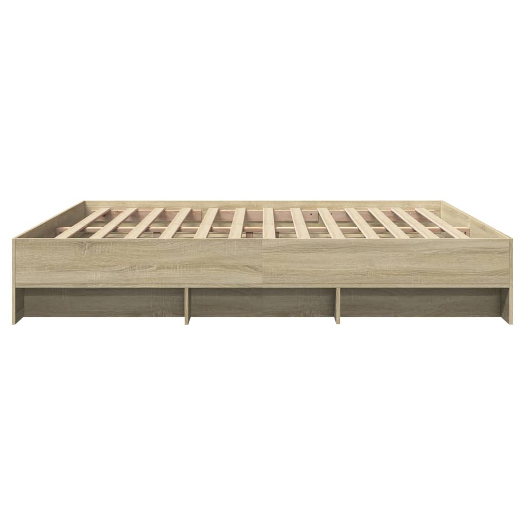 vidaXL Πλαίσιο κρεβατιού χωρίς στρώμα 180x200 εκ. Επεξεργασμένο Ξύλο