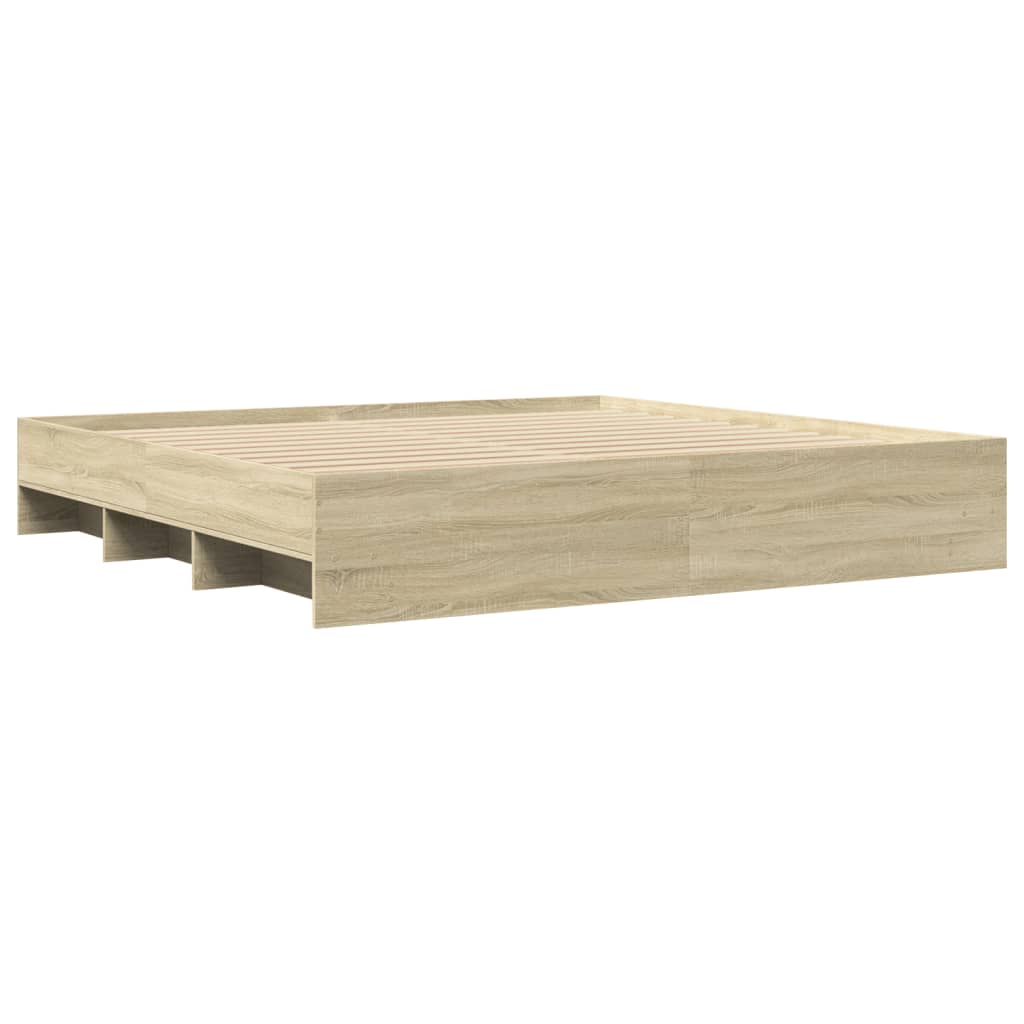 vidaXL Πλαίσιο κρεβατιού χωρίς στρώμα 180x200 εκ. Επεξεργασμένο Ξύλο