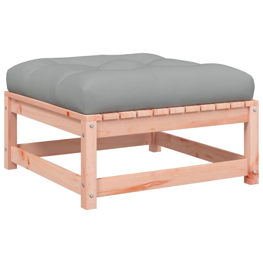 vidaXL Καναπές Κήπου Σετ 3 Τεμ. Μασίφ Ψευδοτσούγκα Ελάτης Μαξιλάρια