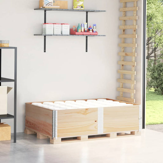 vidaXL Κολάρα Παλέτας 2 τεμ. 150x100 εκ. από Μασίφ Ξύλο Πεύκου