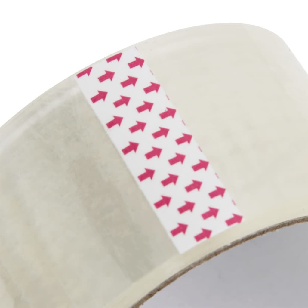 vidaXL Ταινίες Συσκευασίας 72 τεμ. Διαφανείς 48 χιλ. x 66 μ.