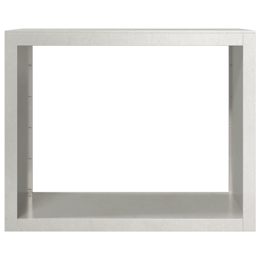 vidaXL Ραφιέρα Καυσόξυλων 100x40x80 εκ. από Ανοξείδωτο ατσάλι