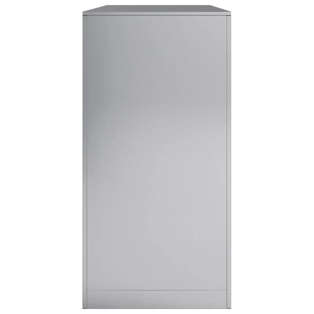 vidaXL Ράφι Καυσόξυλων 100x40x80 εκ. Γαλβανιζέ Ατσάλι