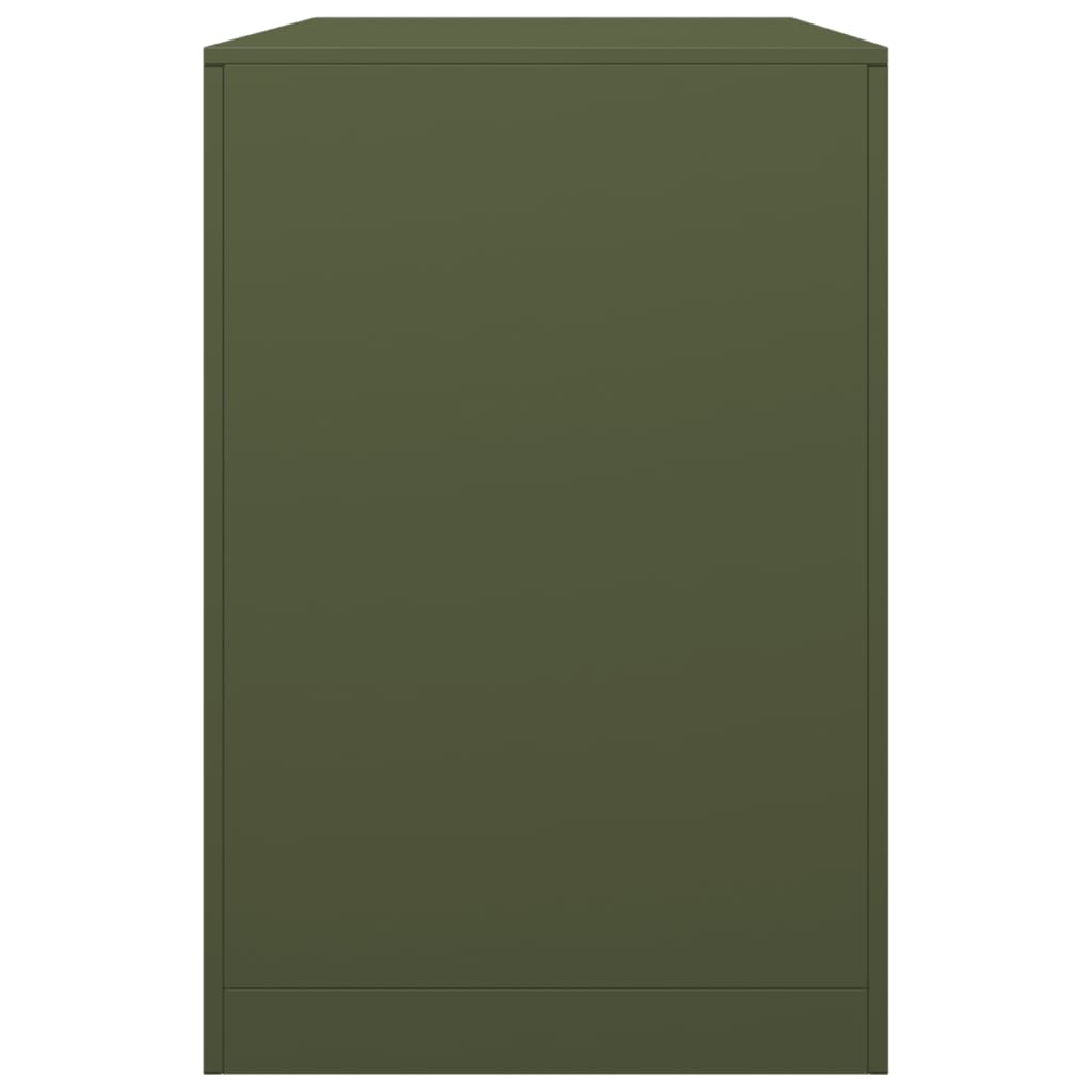 vidaXL Ράφι Καυσόξυλων Πράσινη 100x40x60 εκ. Ατσάλινο