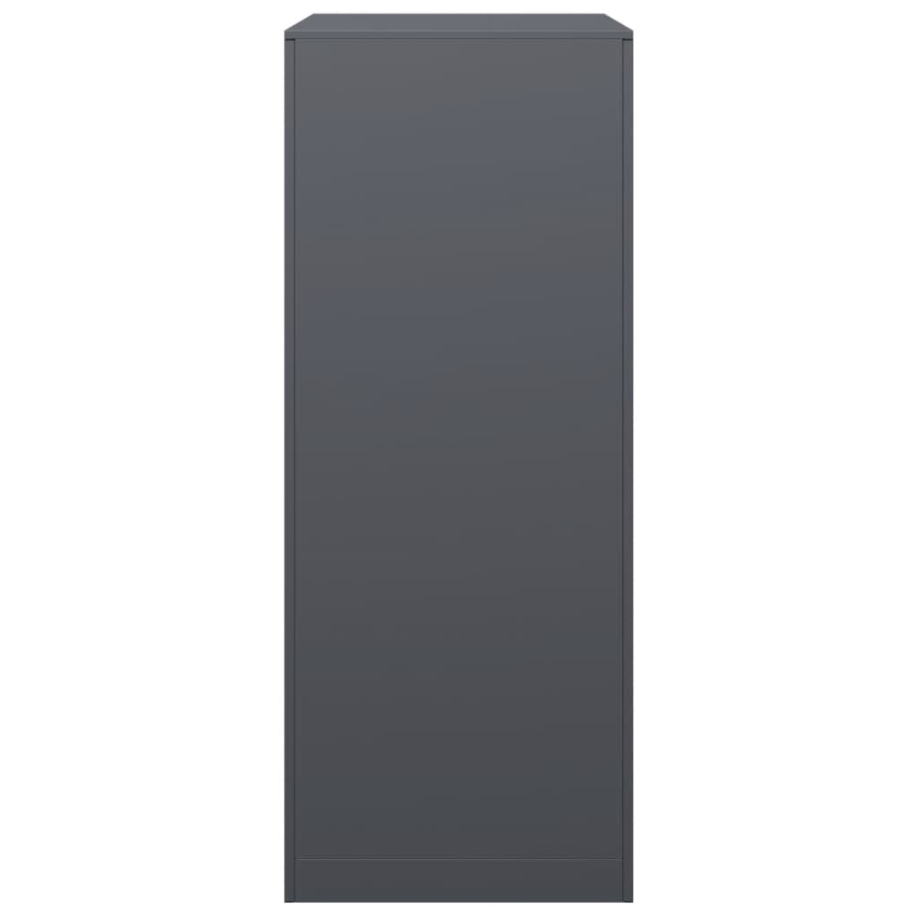 vidaXL Ράφι Καυσόξυλων Ανθρακί 60x40x100 εκ. Ατσάλινο