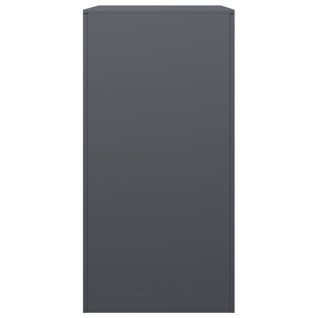 vidaXL Ράφι Καυσόξυλων Ανθρακί 60x40x80 εκ. Ατσάλινο