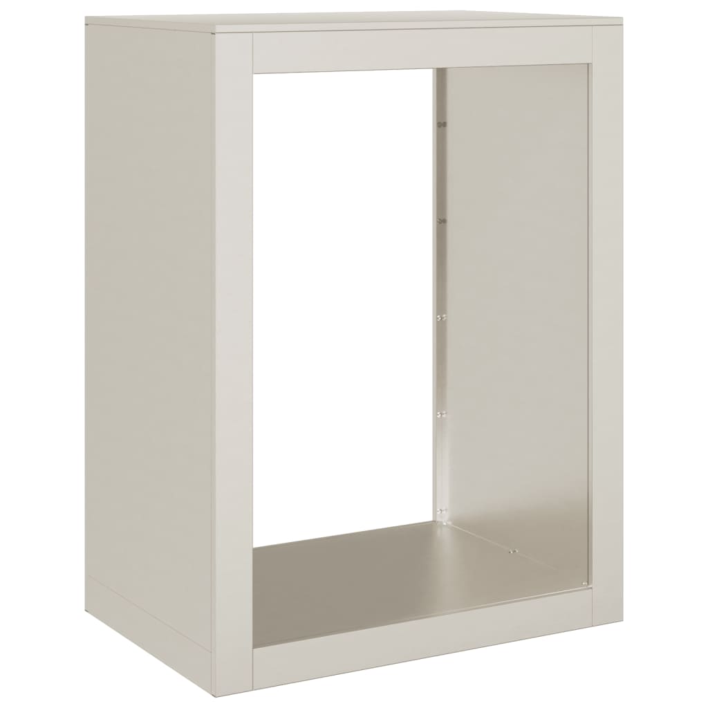 Ράφι για καυσόξυλα vidaXL 60x40x80 cm Ατσάλι σκληρυθέν στον αέρα