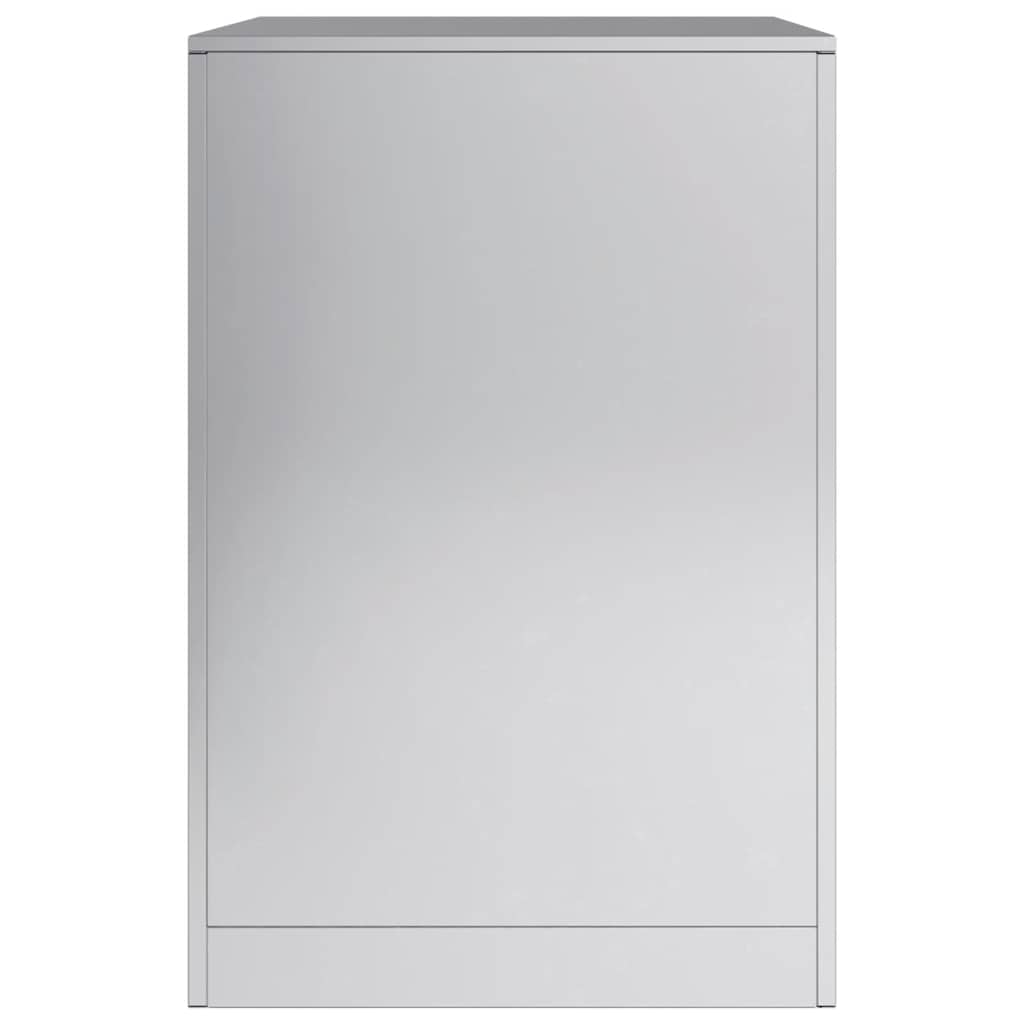 vidaXL Ράφι Καυσόξυλων 60x40x60 εκ. Γαλβανιζέ Ατσάλι