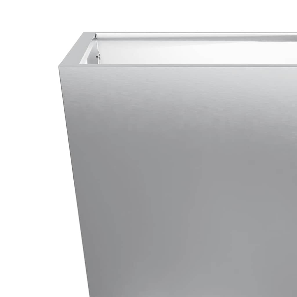 vidaXL Ζαρντινιέρα Κήπου 30x30x30 εκ. από Γαλβανισμένο Χάλυβα