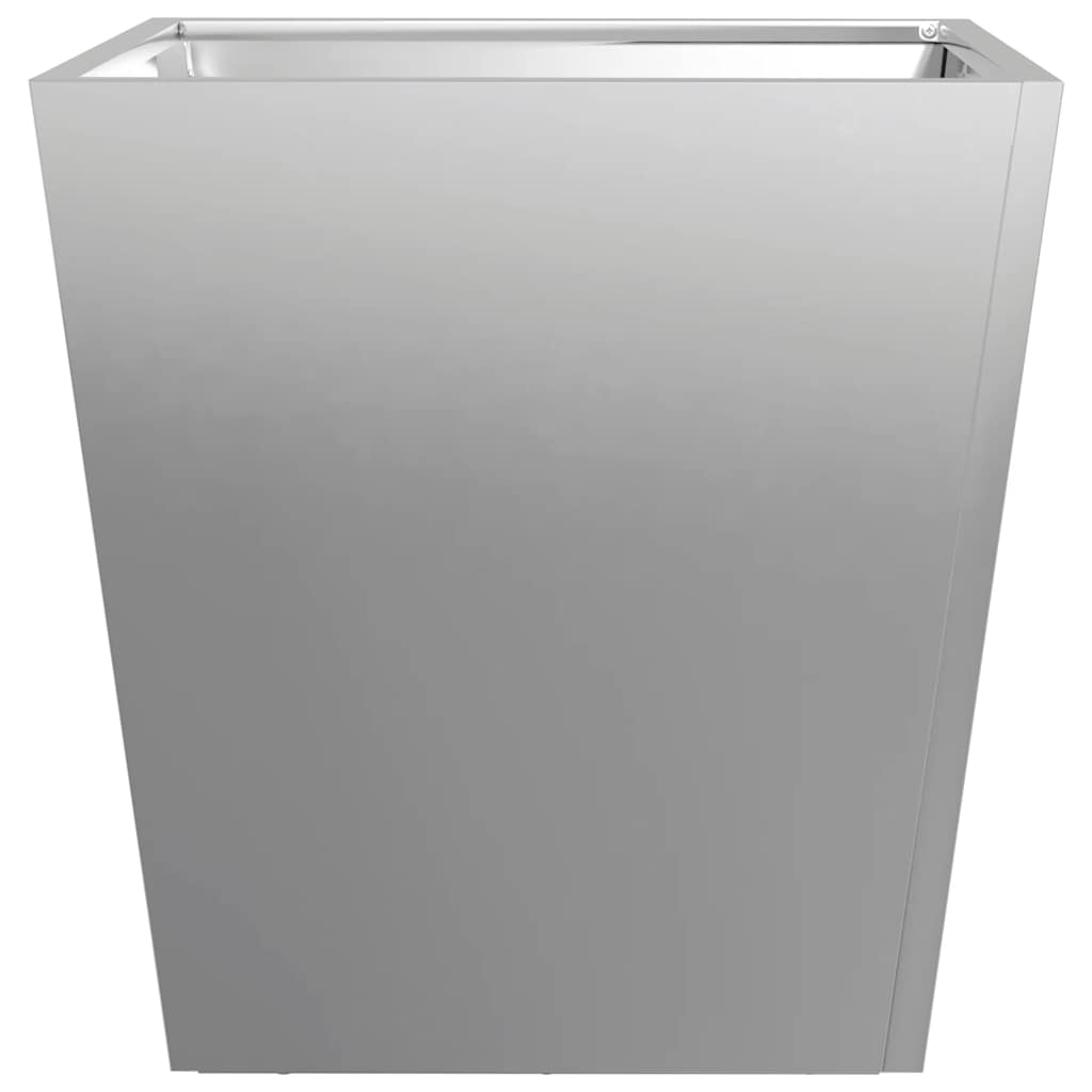 vidaXL Ζαρντινιέρα Κήπου 40x40x40 εκ. Γαλβανισμένο Χάλυβα