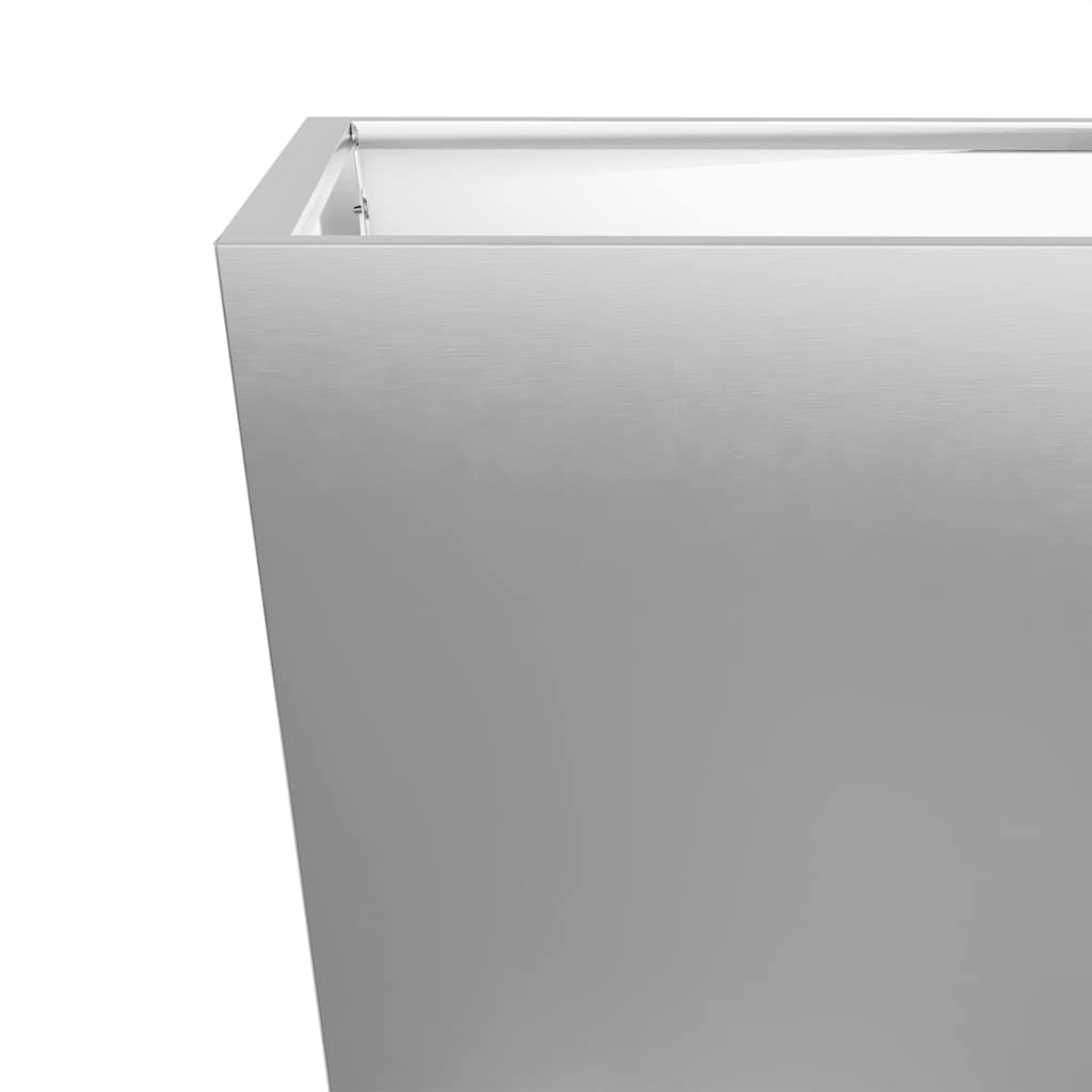 vidaXL Ζαρντινιέρα Κήπου 50x50x50 εκ. από Γαλβανισμένο Χάλυβα