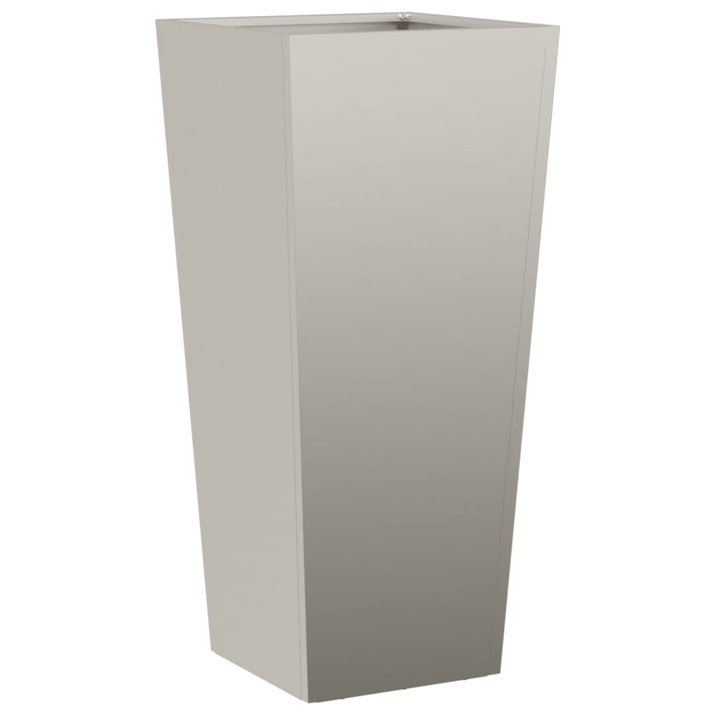 vidaXL Ζαρντινιέρες Κήπου 2τεμ. 35x35x75 εκ Ατσάλι Σκληρυθέν στον Αέρα